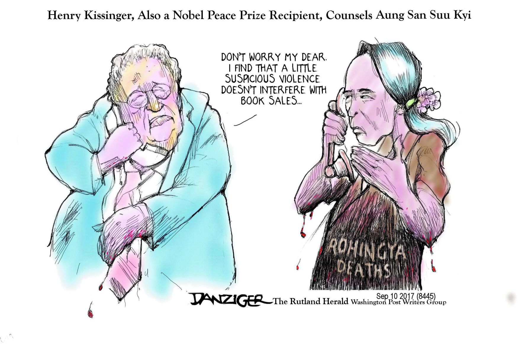 Jeff Danziger cartoon